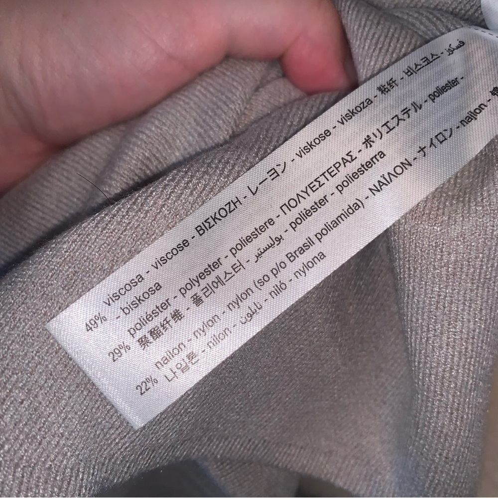 Zara Textured Knit Sweater Maxi Dress S - Picture 10 of 16